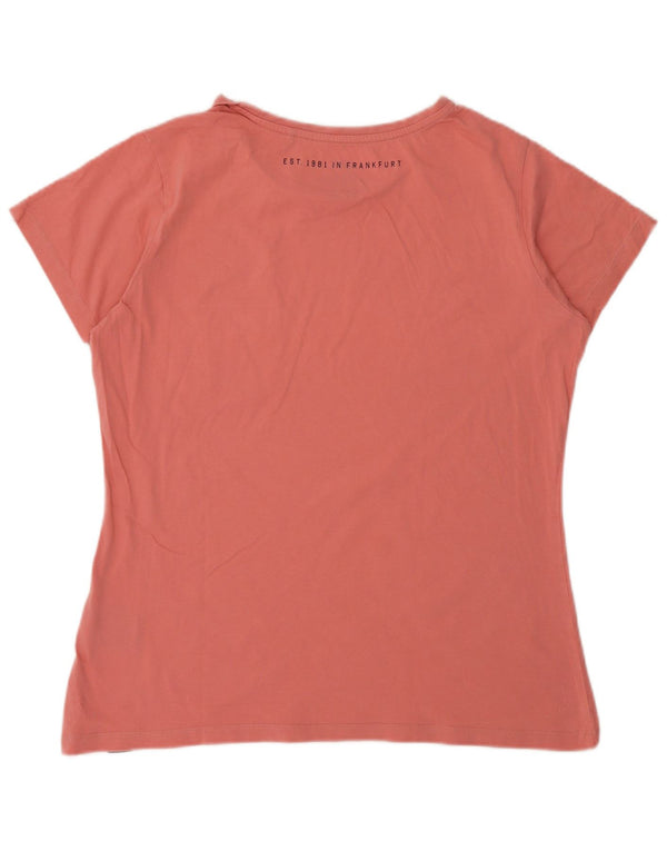 JACK WOLFSKIN Camiseta Mujer Top UK 40 XL Algodón Rosa