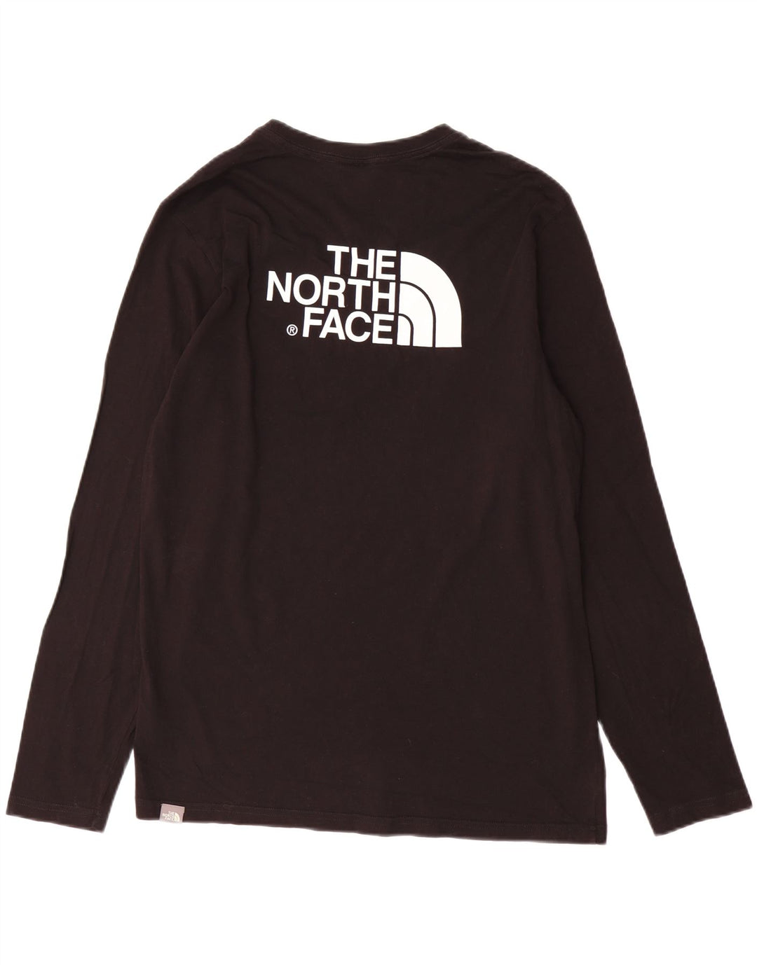 The North Face Hombre Top Manga Larga Medio Algodón Negro