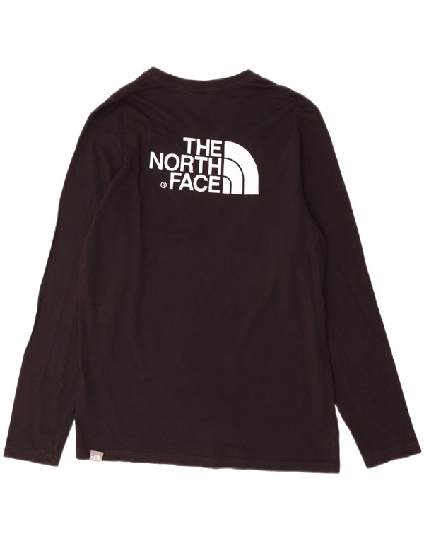 The North Face Hombre Top Manga Larga Medio Algodón Negro