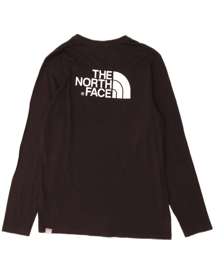 The North Face Hombre Top Manga Larga Medio Algodón Negro