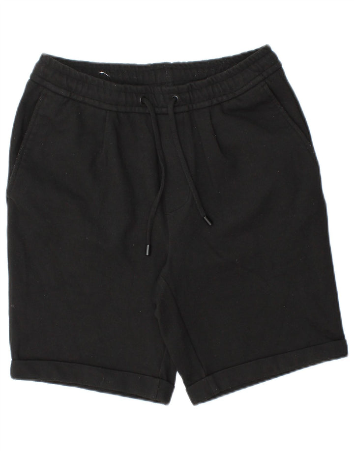 Zara Hombre Sport Shorts Small Negro Poliéster