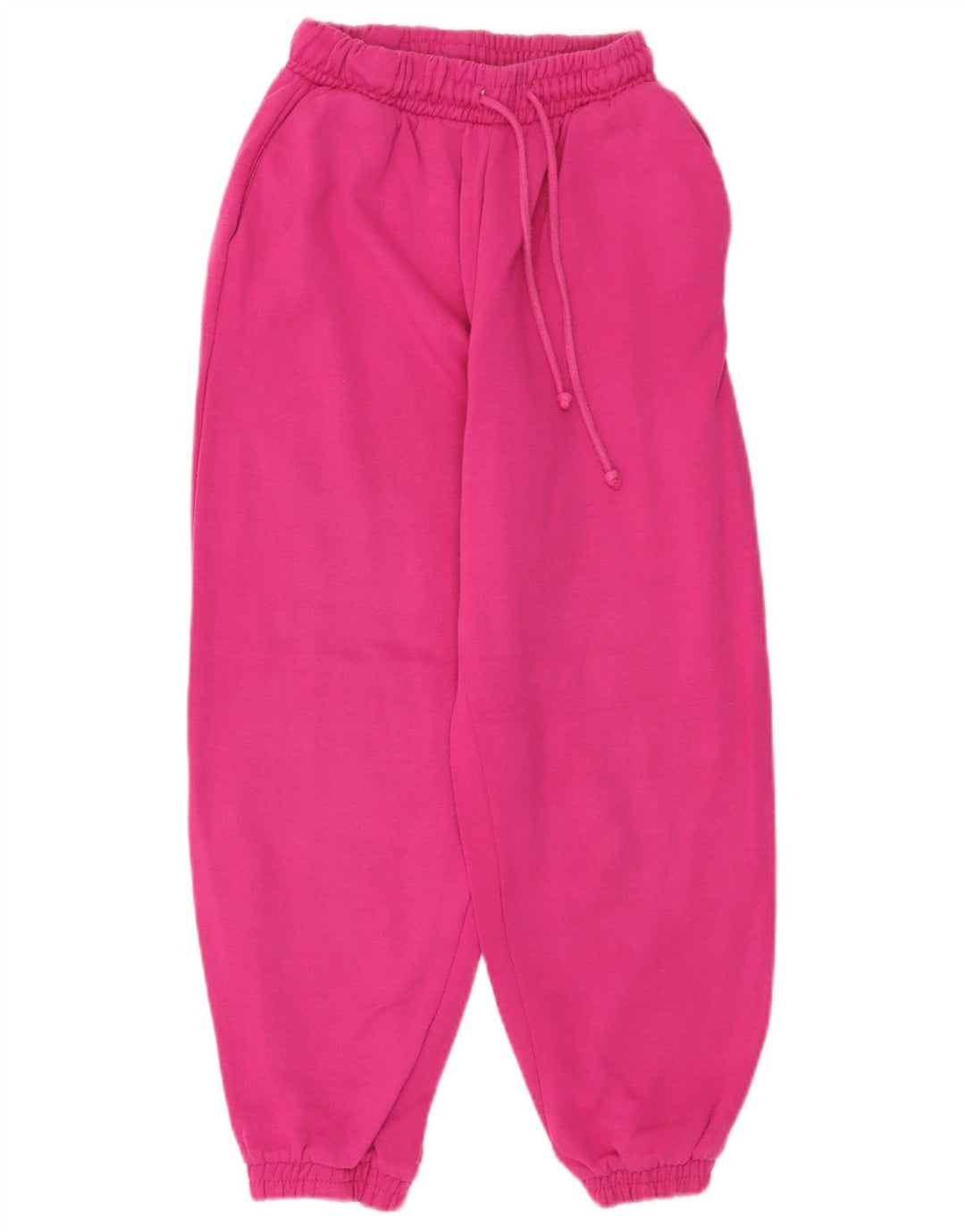 Zara Mujer Chándal Pantalones Joggers UK 10 Small Rosa Poliéster