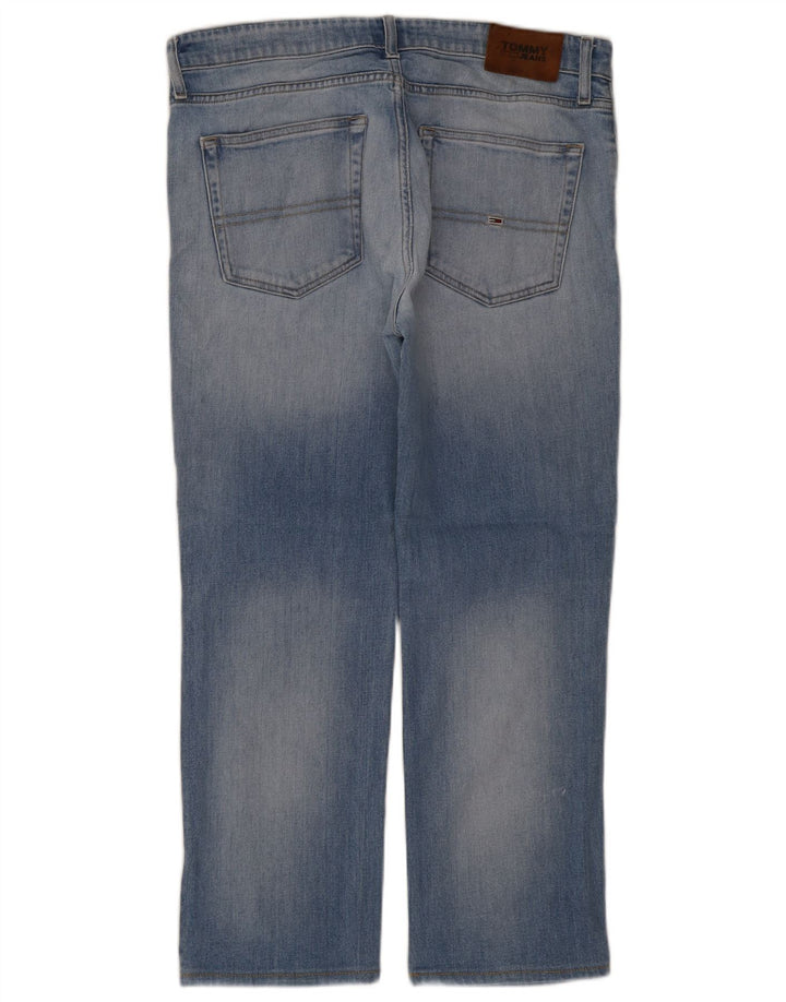 Tommy Hilfiger Vaqueros rectos regulares para hombre W34 L27 Algodón azul