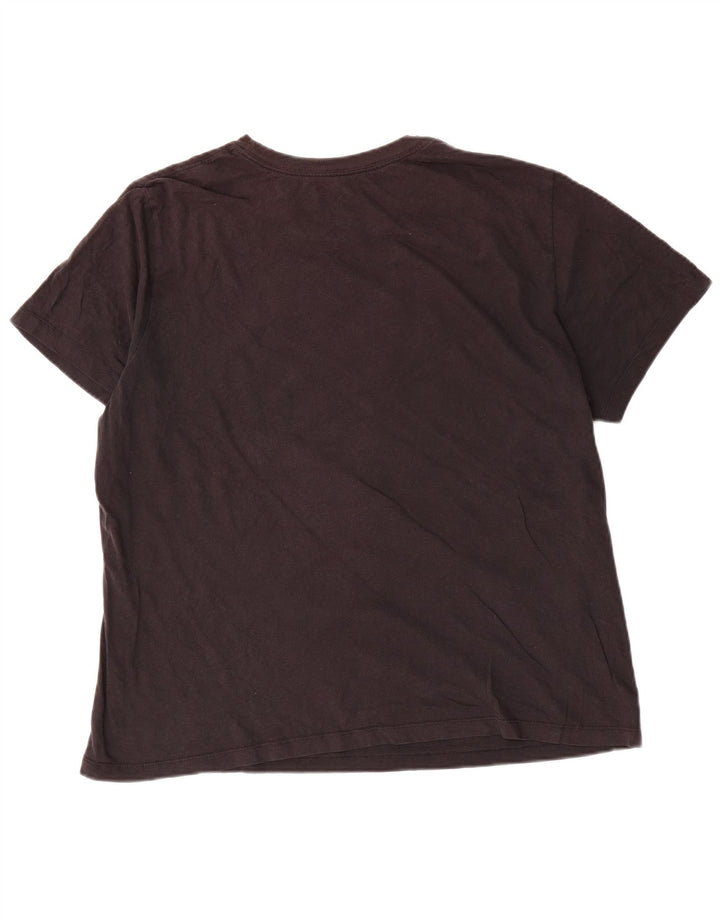 Nike - Camiseta gráfica para hombre, talla grande, algodón negro
