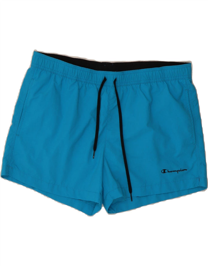 CHAMPION Boys Swimming Shorts 13-14 Years XL Blue Polyamide Vintage Champion and Second-Hand Champion from Messina Hembry 
