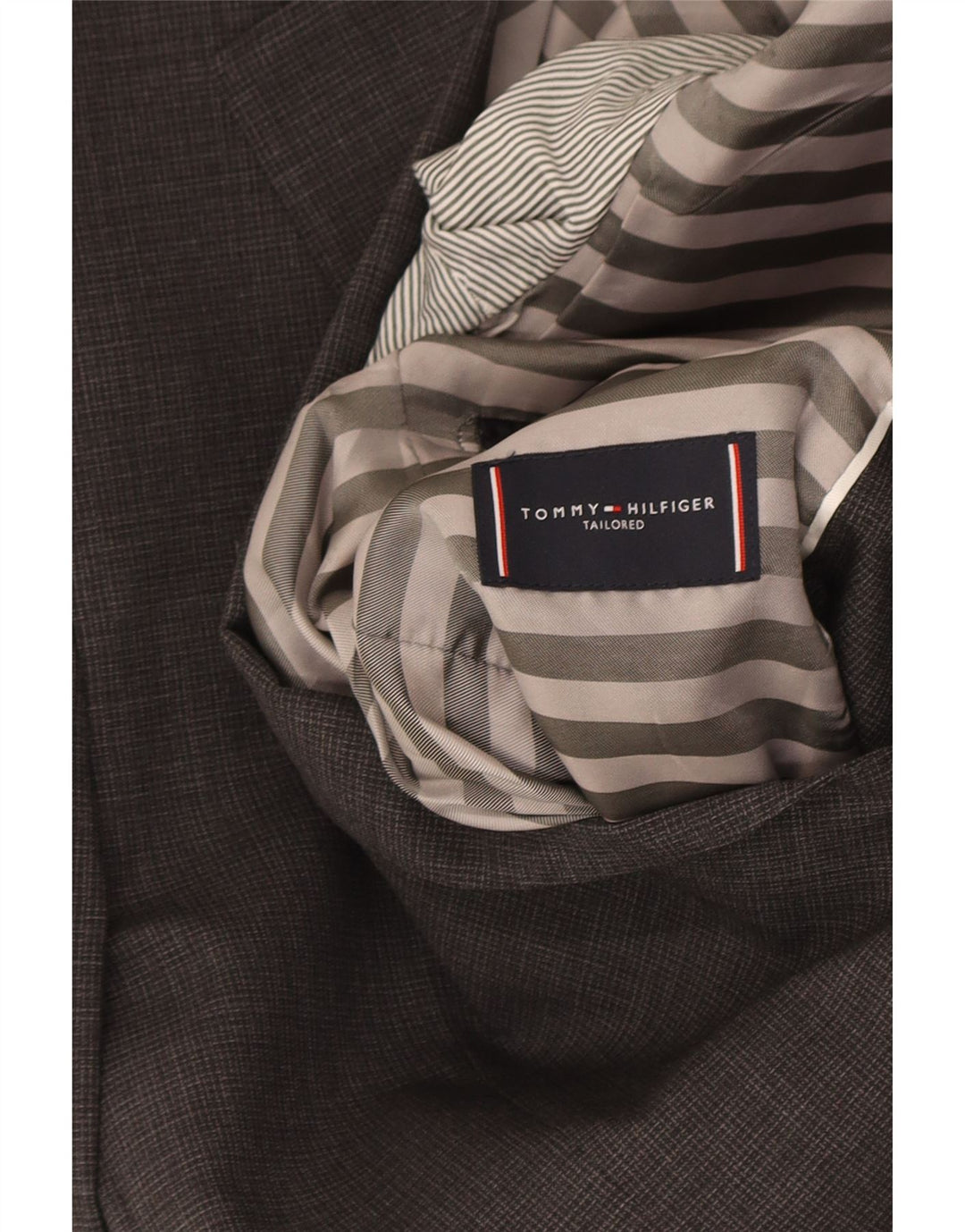 Tommy Hilfiger Chaqueta tipo blazer de 2 botones para hombre IT 48 Lana gris medio