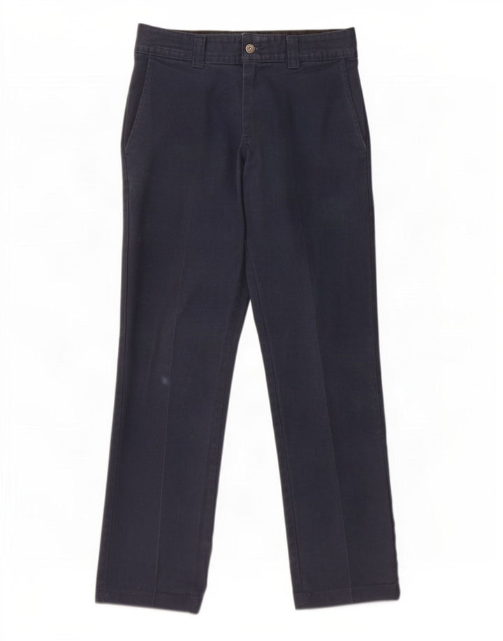 Dickies Pantalón chino recto para hombre W30 L32 Poliéster azul marino