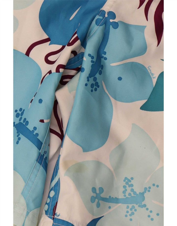 Sundek Bañador Hombre Poliéster Floral Blanco Grande
