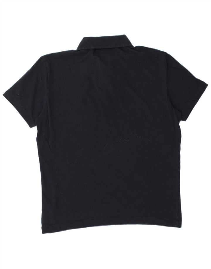 Polo Massimo Dutti Hombre Algodón Azul Marino Medio