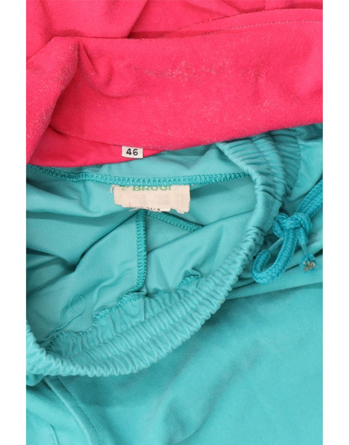 BRUGI Mens Full Tracksuit IT 46 Small Turquoise Colourblock