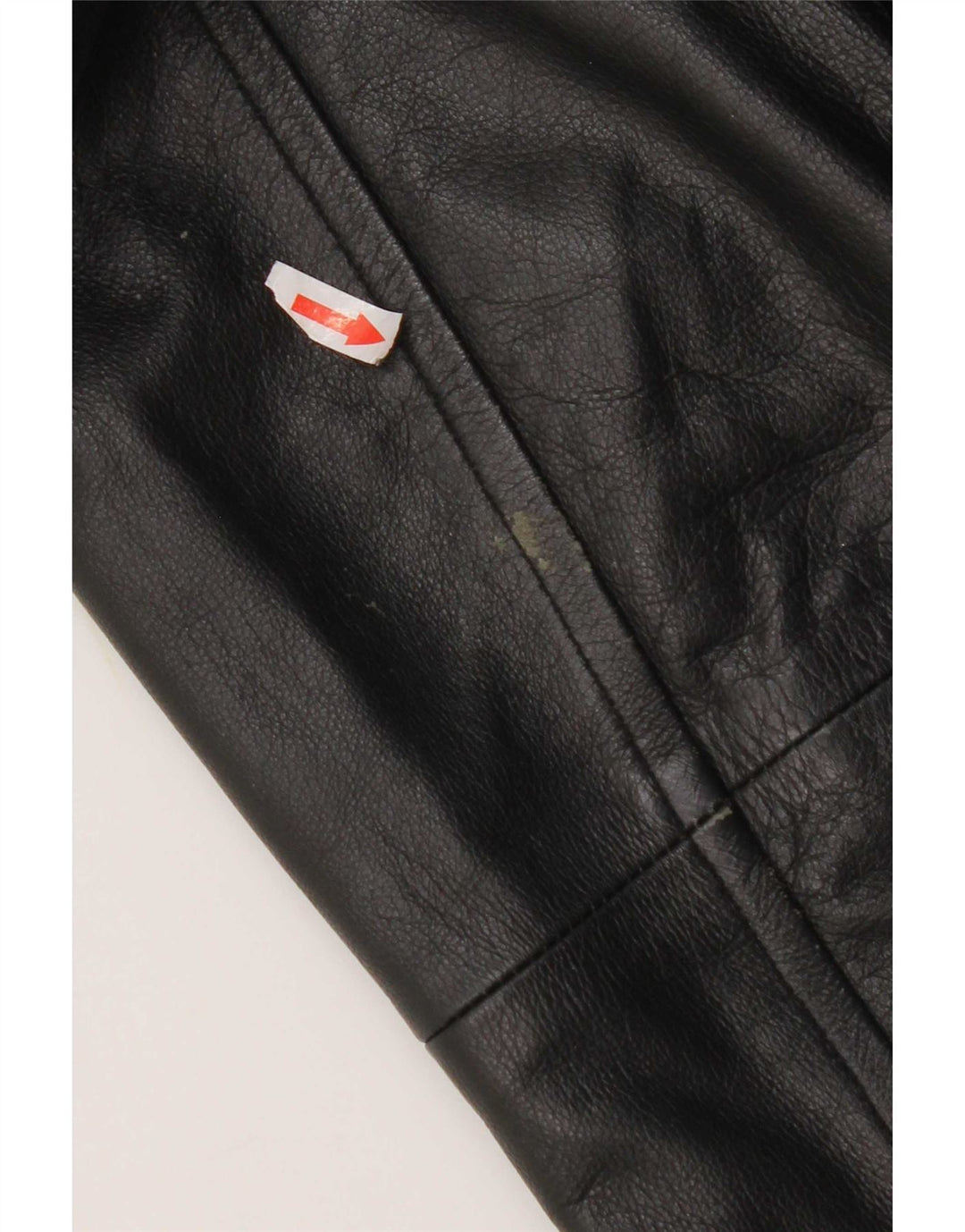 Pierre Cardin Chaqueta de cuero para hombre Reino Unido 40 Grande Negro