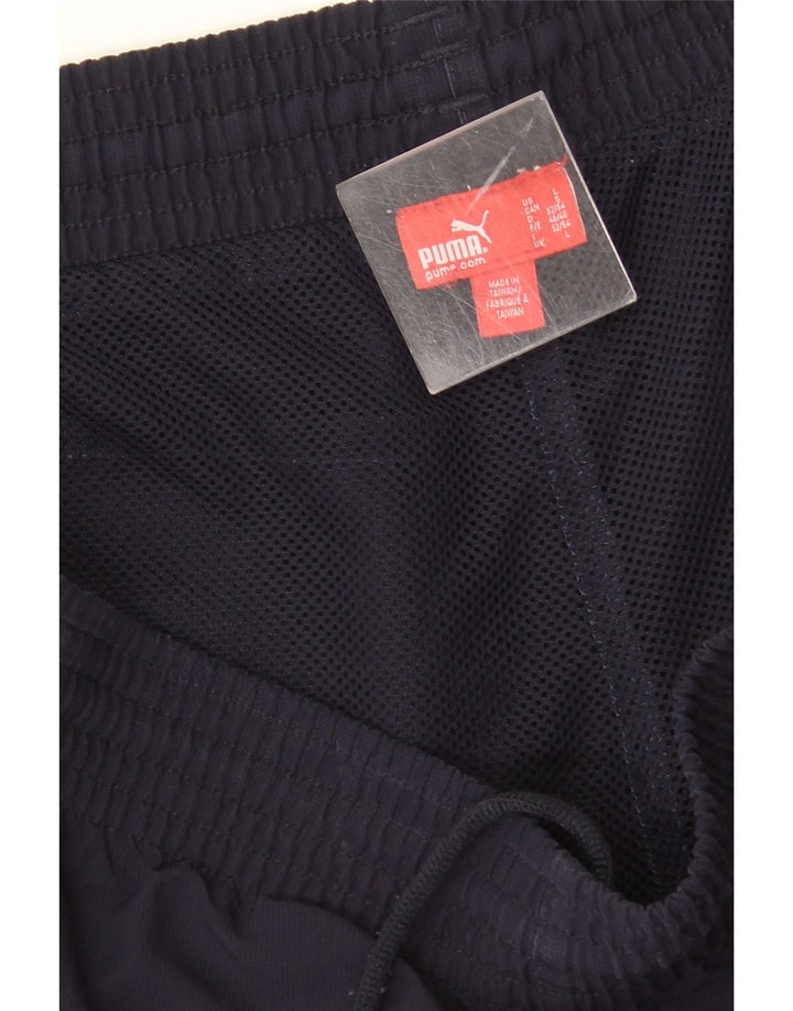 Puma Pantalones De Chándal Para Hombre Large Azul Marino Colorblock