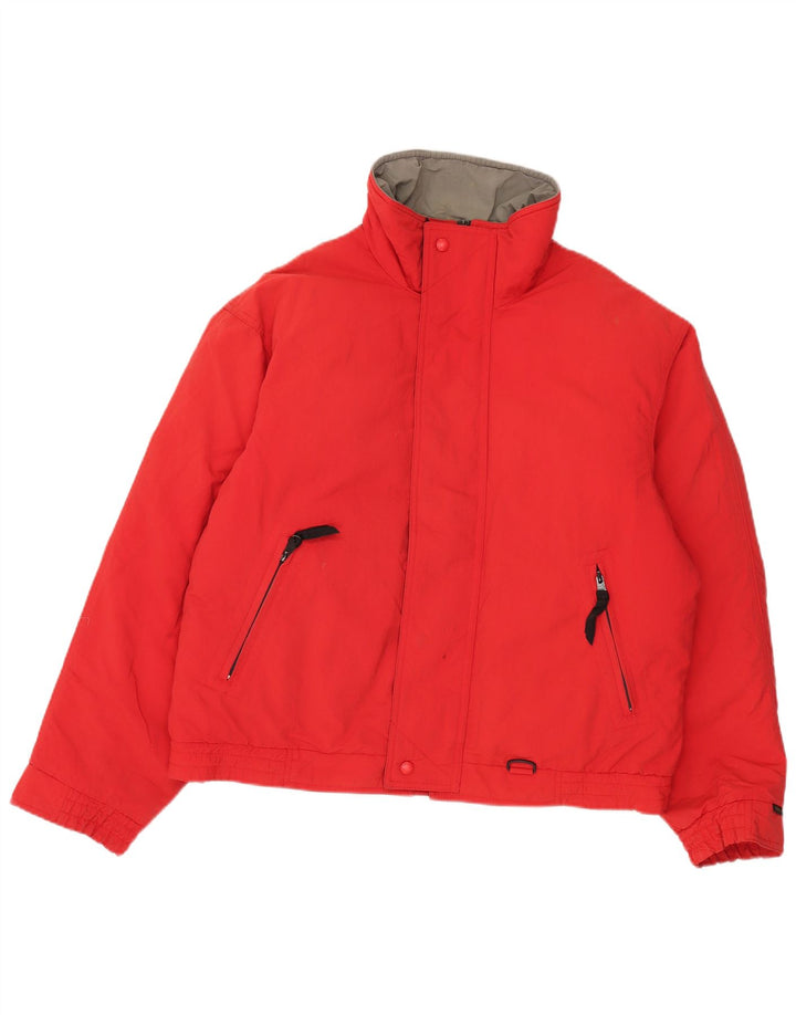 Eddie Bauer Chaqueta acolchada para hombre UK 42 XL Algodón rojo
