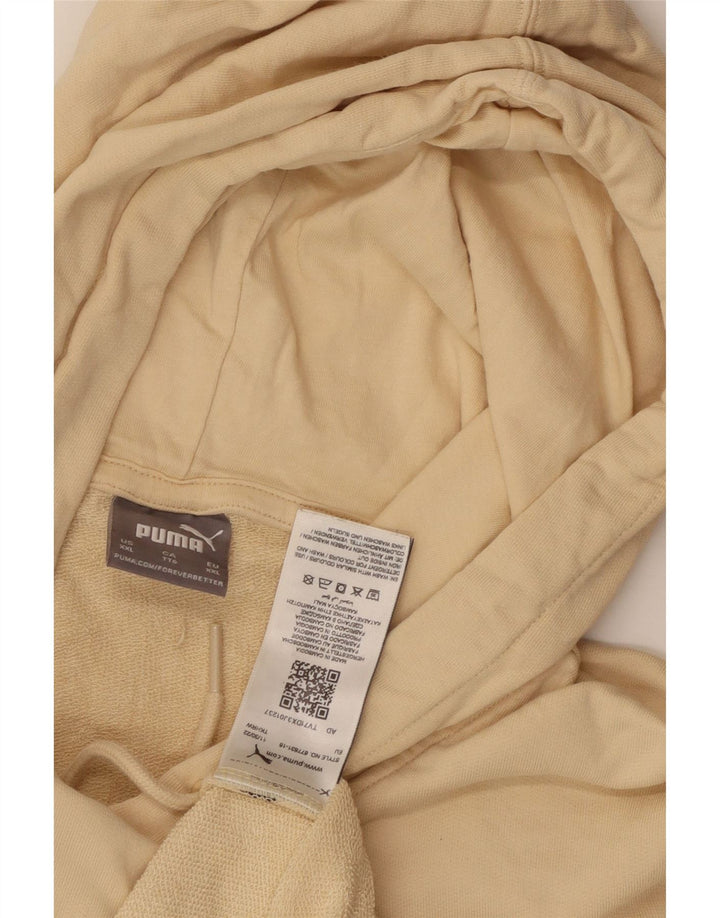 Puma Sudadera con capucha para mujer UK 20 2XL Algodón beige