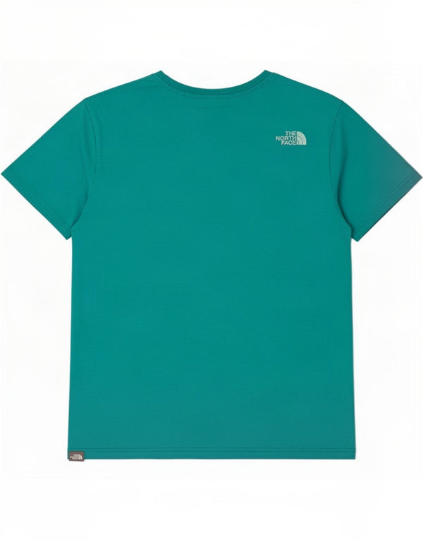 The North Face Mens T-Shirt Top Large Turquoise Cotton