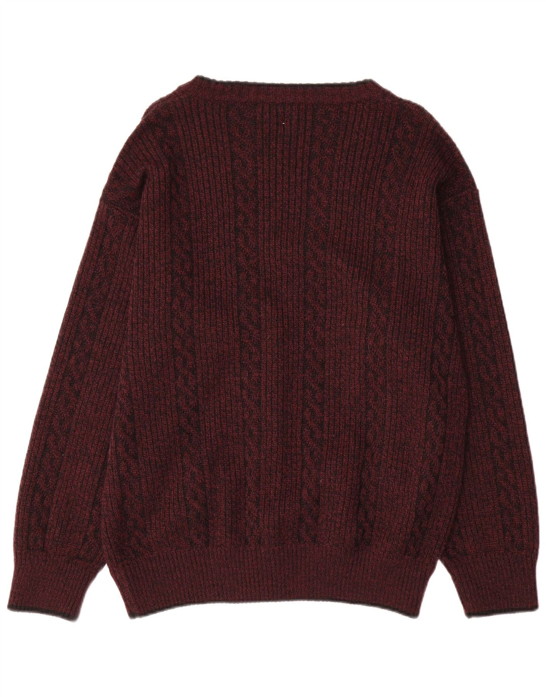Rinaldi - Cárdigan para mujer, talla 40, talla grande, lana granate