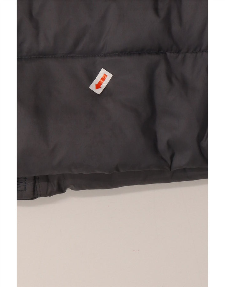 GUESS Abrigo acolchado para mujer UK 6 XS Gris Poliéster