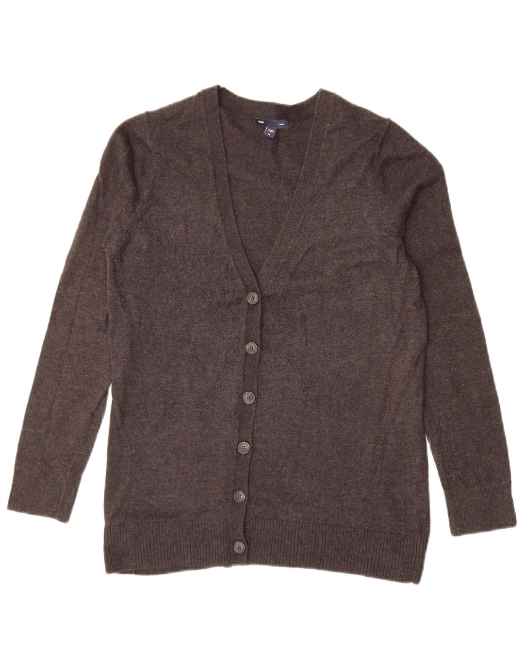 Gap Suéter Cárdigan para Mujer UK 44 Algodón Gris Medio