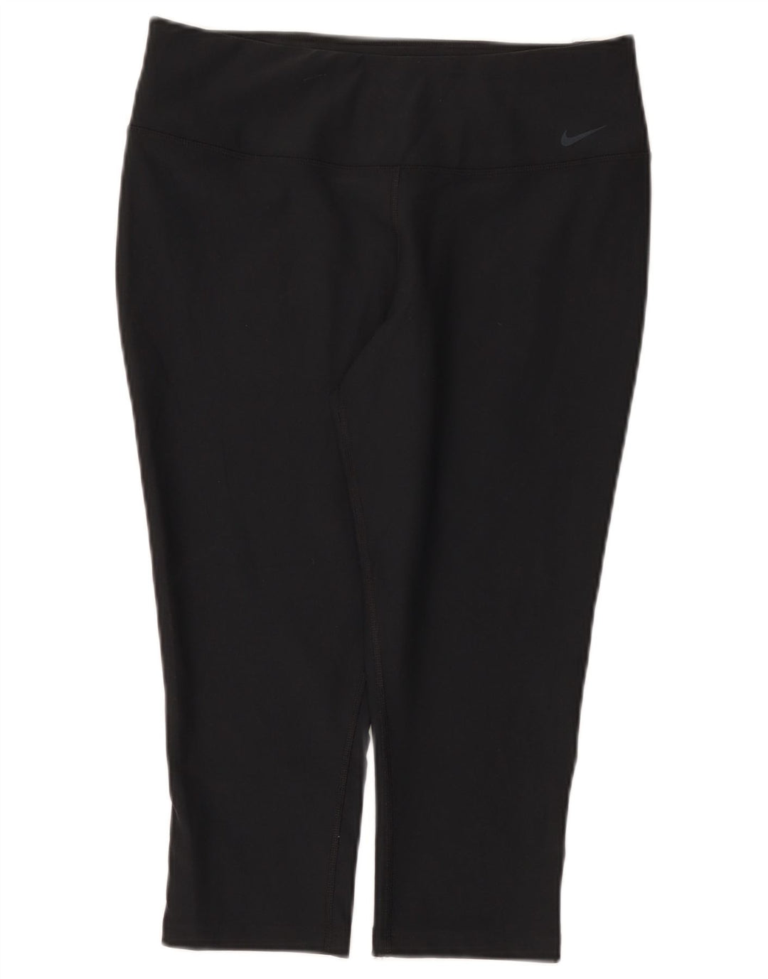 Nike - Leggings capri Dri Fit para mujer, talla 40, poliéster negro grande