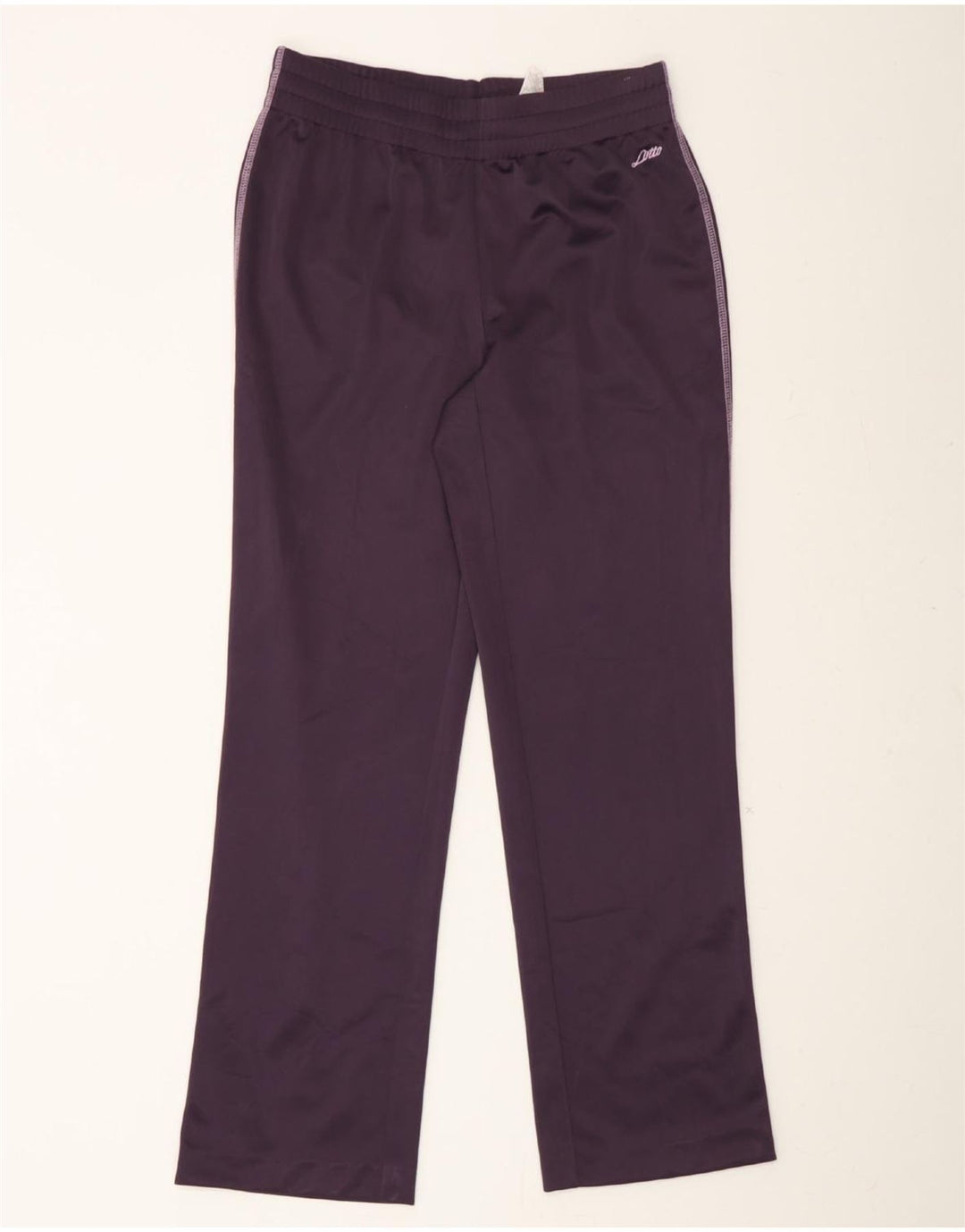 LOTTO Womens Tracksuit Trousers UK 14 Large  Purple Polyester Vintage Lotto and Second-Hand Lotto from Messina Hembry 