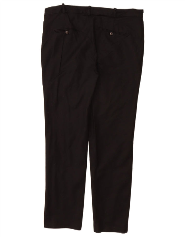 Zara Mujer Pantalón Chino Slim EU 40 Medium W32 L28 Negro
