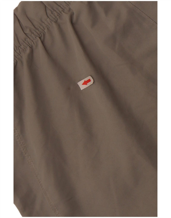 Fila Bermudas para hombre, talla grande, W34, poliéster gris