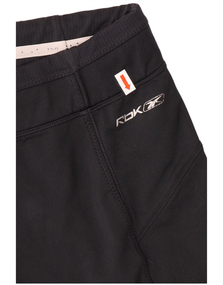 REEBOK Womens Tracksuit Trousers UK 8 Small  Navy Blue Polyester