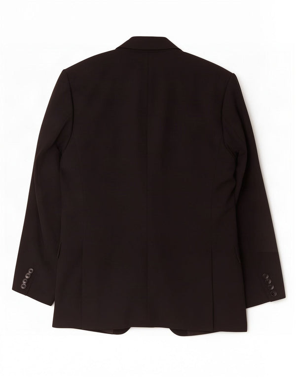 Zara Chaqueta Blazer De 2 Botones Para Hombre EU 48 Viscosa Negra Mediana