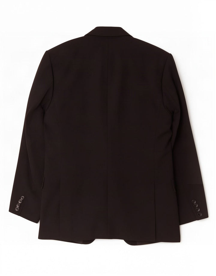Zara Chaqueta Blazer De 2 Botones Para Hombre EU 48 Viscosa Negra Mediana