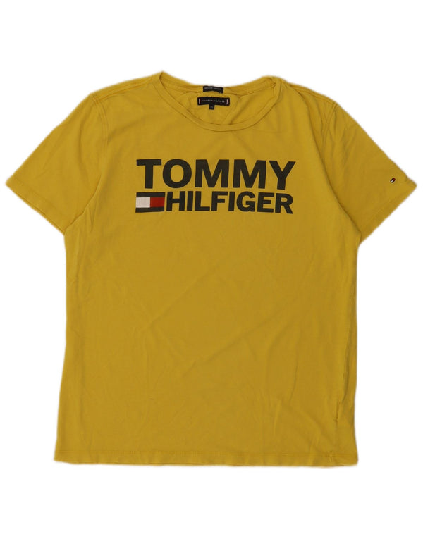 Tommy Hilfiger Camiseta gráfica para niños 15-16 años Amarillo Algodón