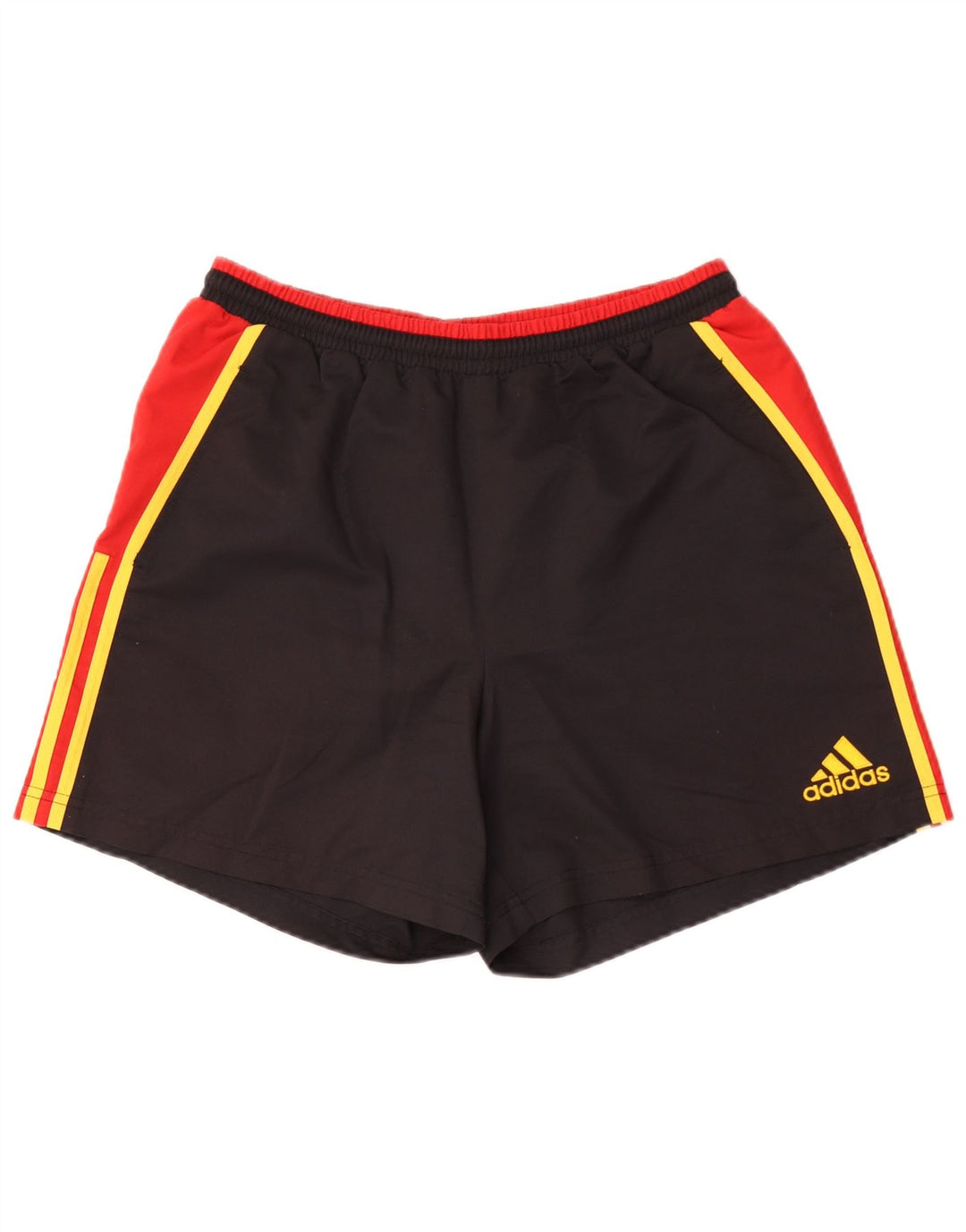 Adidas - Pantalones cortos deportivos para hombre, talla grande, color negro, poliéster