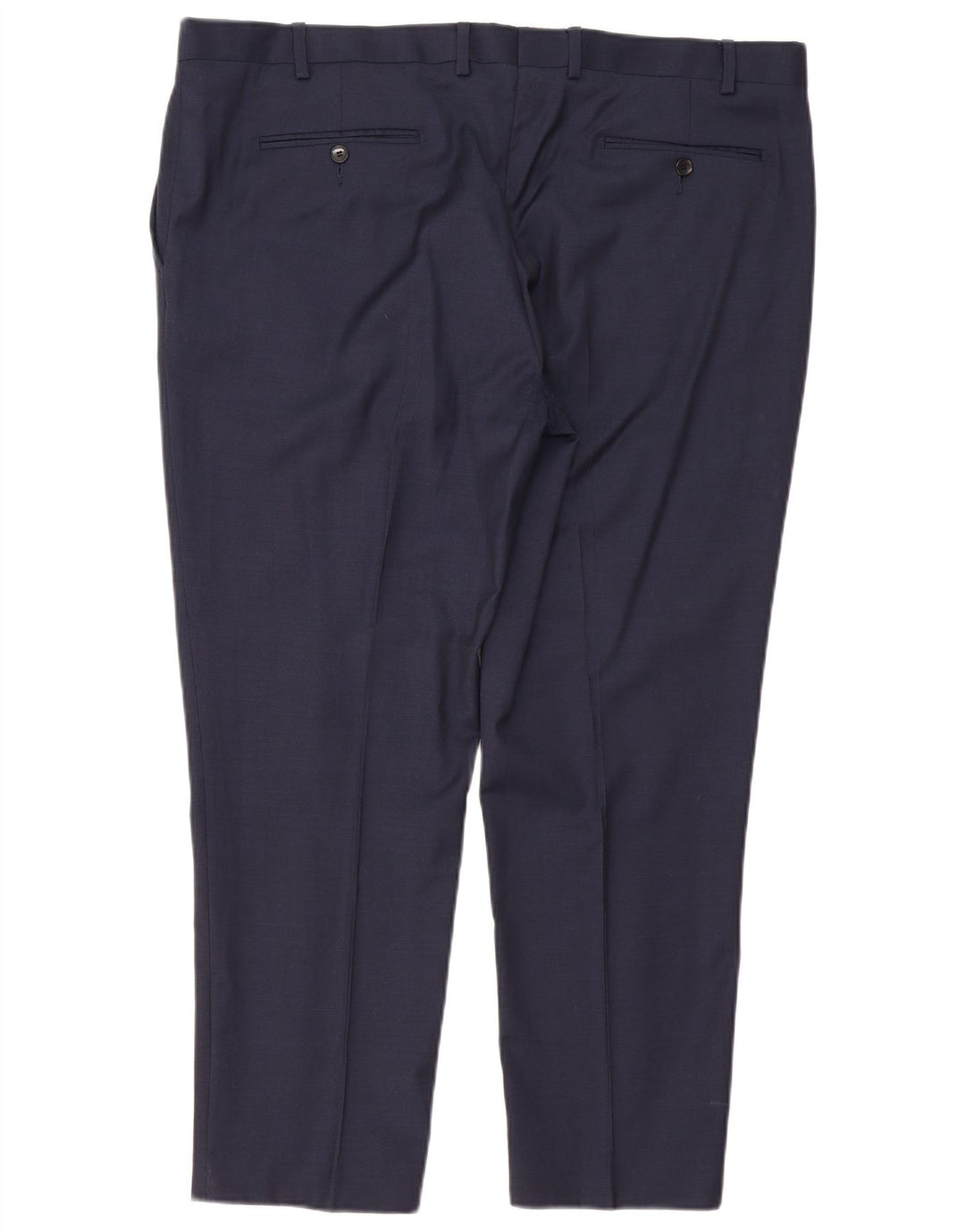 Autograph Pantalón de traje ajustado para hombre W42 L29 Azul marino