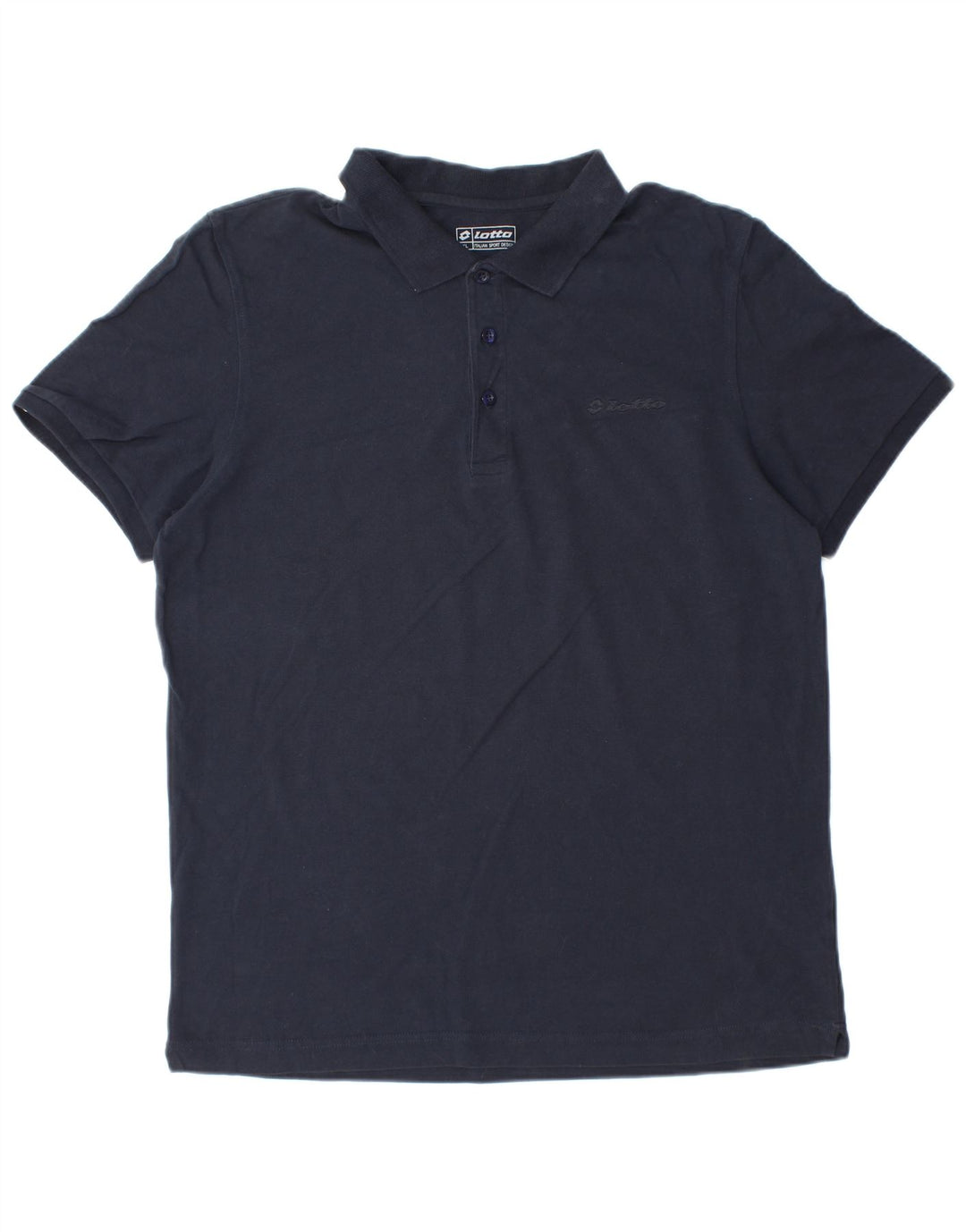 LOTTO Polo Hombre XL Azul Marino Algodón