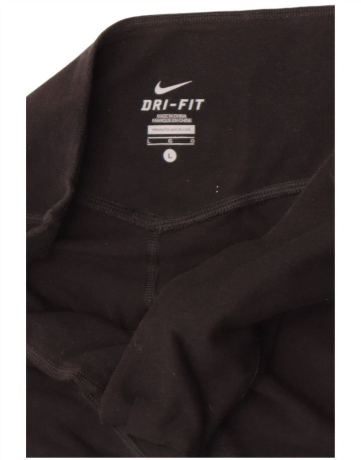 Nike - Leggings capri Dri Fit para mujer, talla 40, color negro