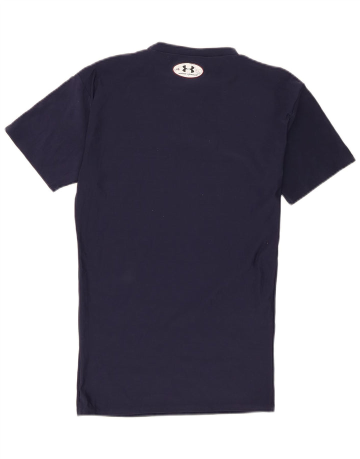 Under Armour Camiseta para hombre Top Large Azul marino Poliéster