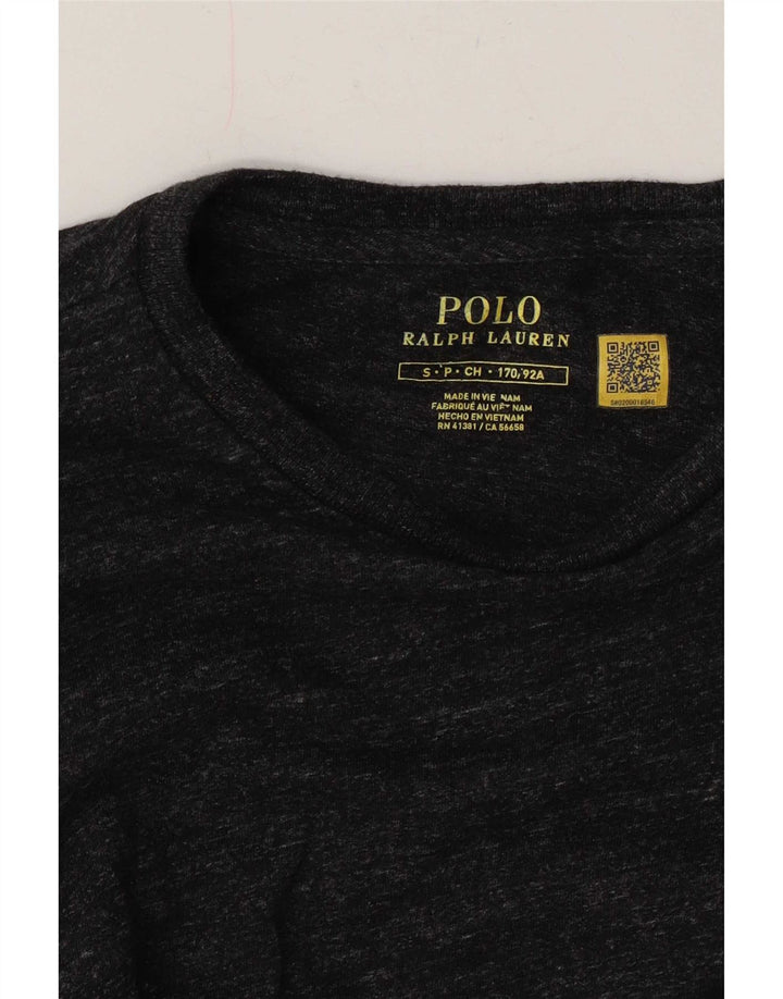 Polo Ralph Lauren Hombre Top Manga Larga Pequeño Gris Moteado