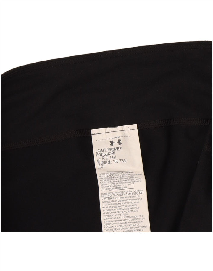 Under Armour Leggings capri para mujer UK 46 Grande Poliéster negro