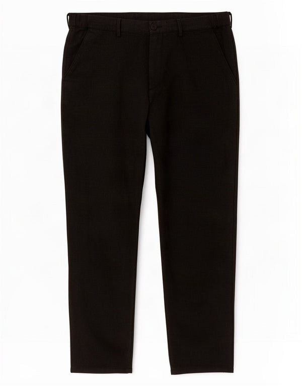 Massimo Dutti Pantalón Chino Recto Hombre EU 44 Large W34 L28 Negro