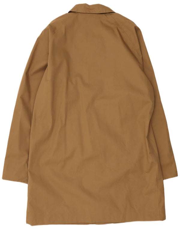 Barbour Mens Overcoat UK 40 Large Beige Polyester