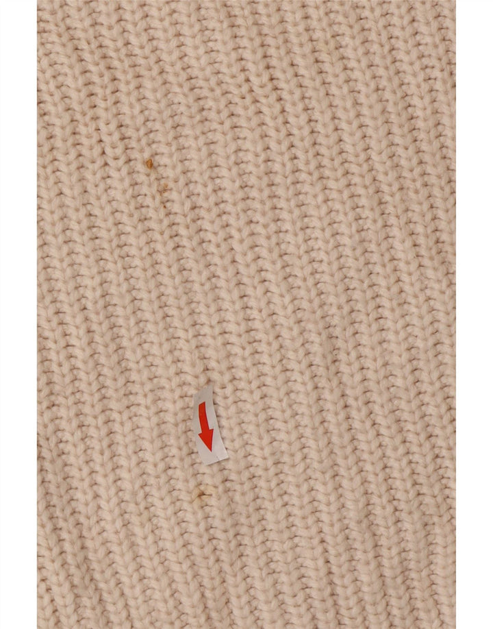 Marks & Spencer Suéter tipo jersey con cuello redondo para mujer UK 14 Medium Off White