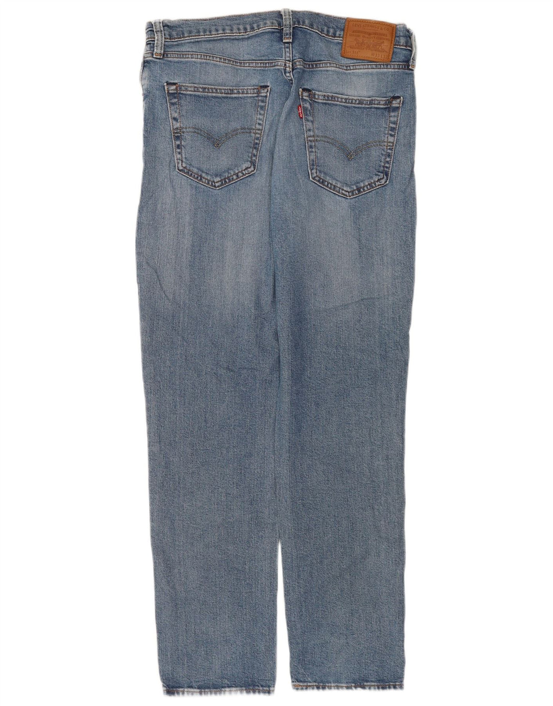 Levi's Hombre 511 Slim Jeans W33 L32 Algodón Azul