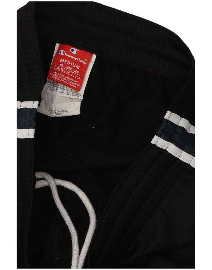 Champion Pantalones De Chándal Gráficos Para Hombre Poliéster Negro Mediano