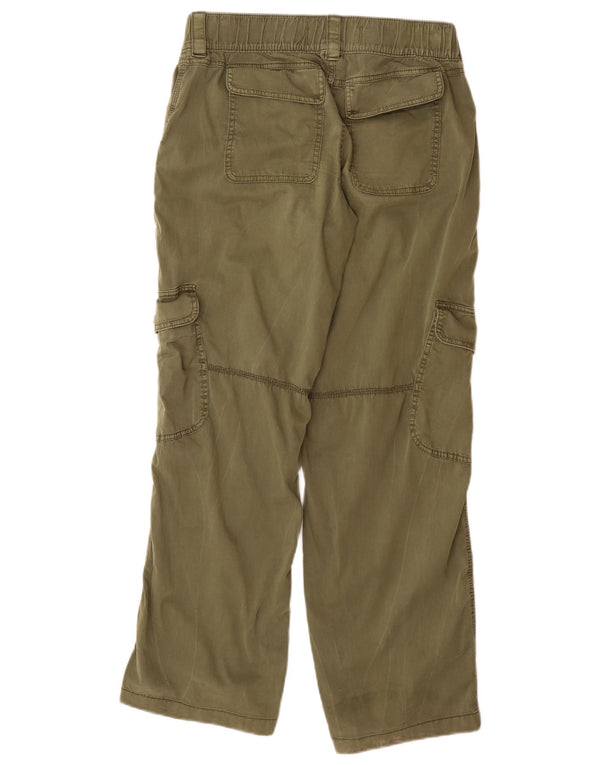 HOLLISTER Womens Baggy Low Waist Cargo Trousers Small W27 L29 Khaki
