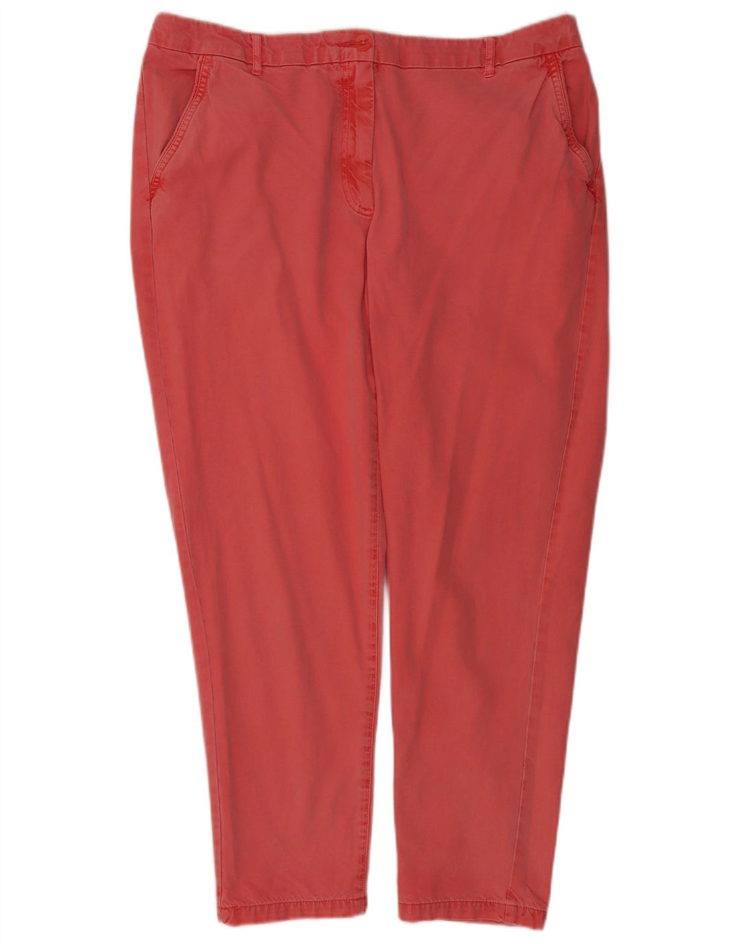 Pantalones chinos ajustados para mujer Marks & Spencer W36 L29 Rojo