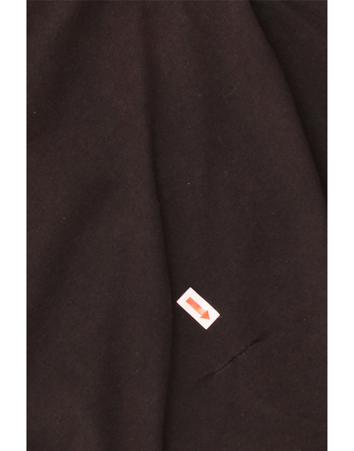 Puma Camiseta gráfica para hombre Top Medium Black Cotton