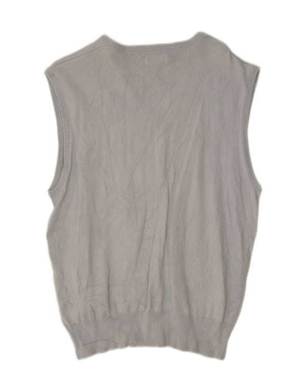Fila Hombre Chaleco Tank Top Seda Azul Medio