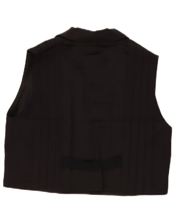 Chaleco Zara Mujer ES 40 XL Viscosa Negro