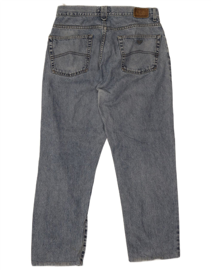 Vaqueros Armani Hombre Rectos W36 L29 Algodón Azul