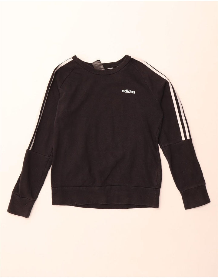 ADIDAS Sudadera para mujer Jumper UK 8/10 Small Black Cotton
