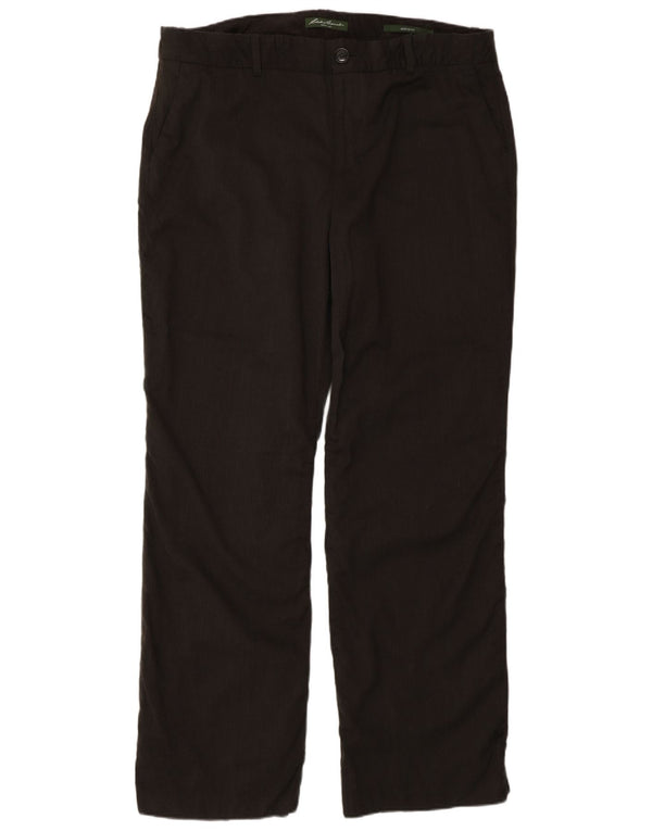 Eddie Bauer Pantalones casuales Mercer Fit para mujer US 16 2XL W36 L32 Marrón